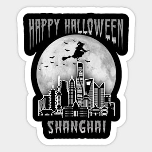 Happy Halloween Shanghai Sticker